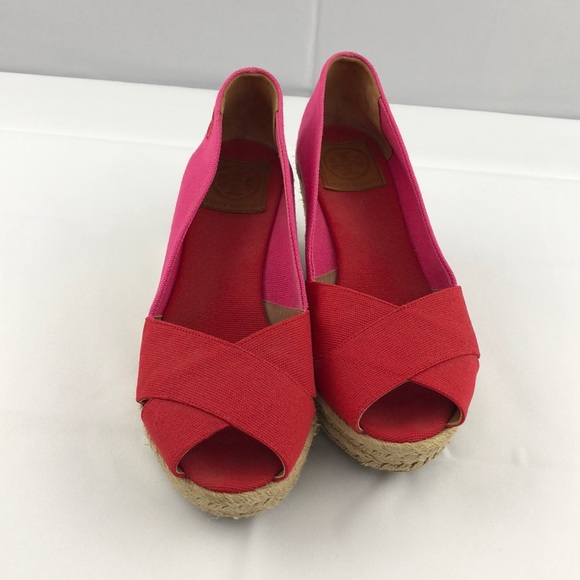 Tory Burch Espadrille Wedges - Picture 1 of 4